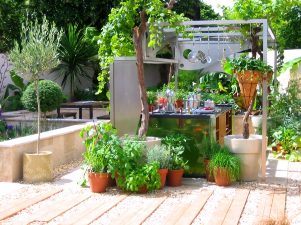 Mały ogródek warzywny